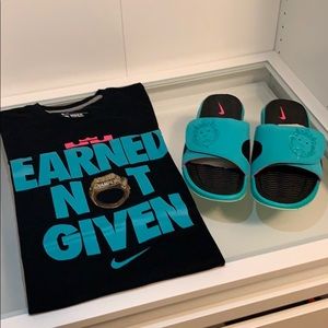 *Collectors Edition LBJ* Air Lebron Slide & Shirt